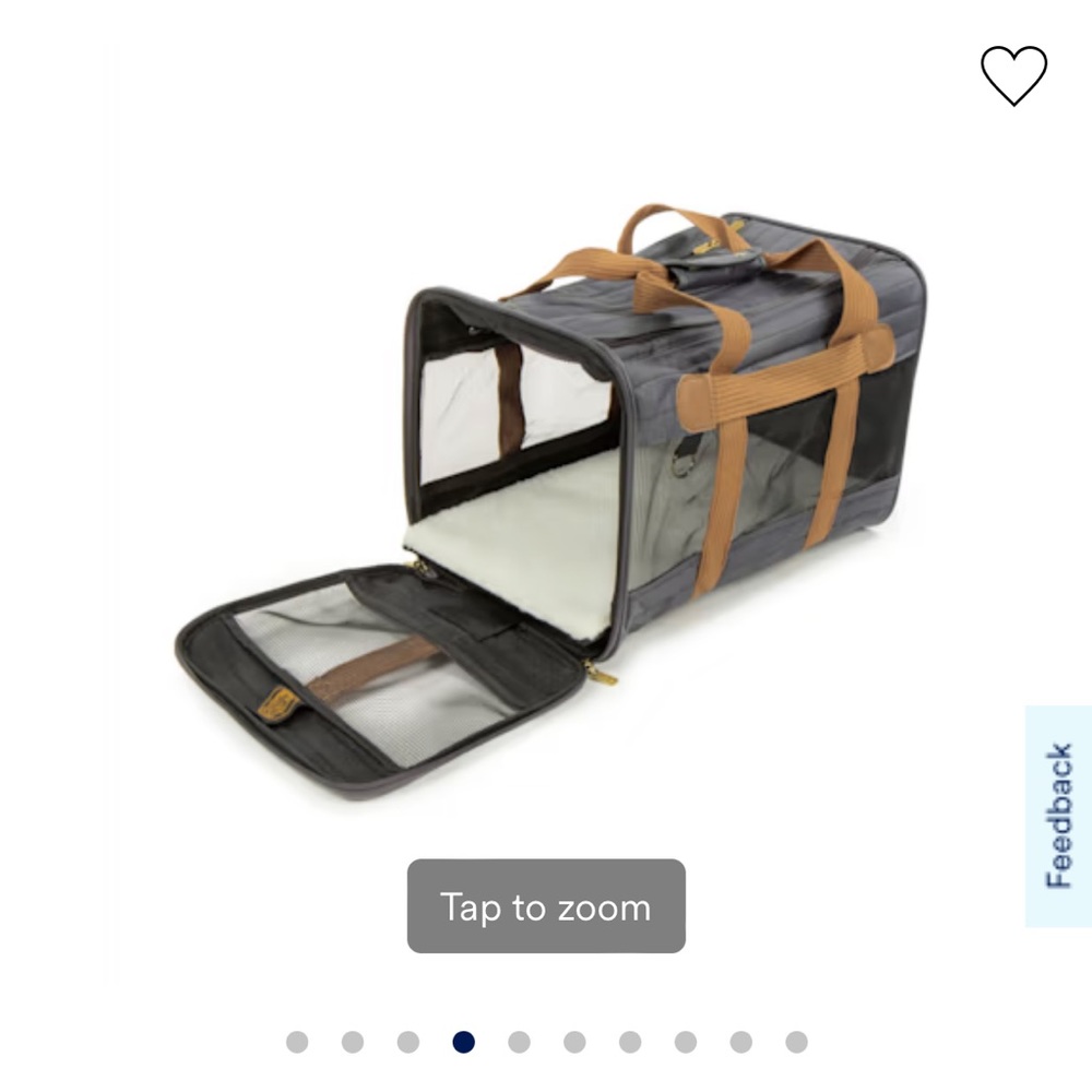 SHERPA DOG CARRIER RED/BLACK